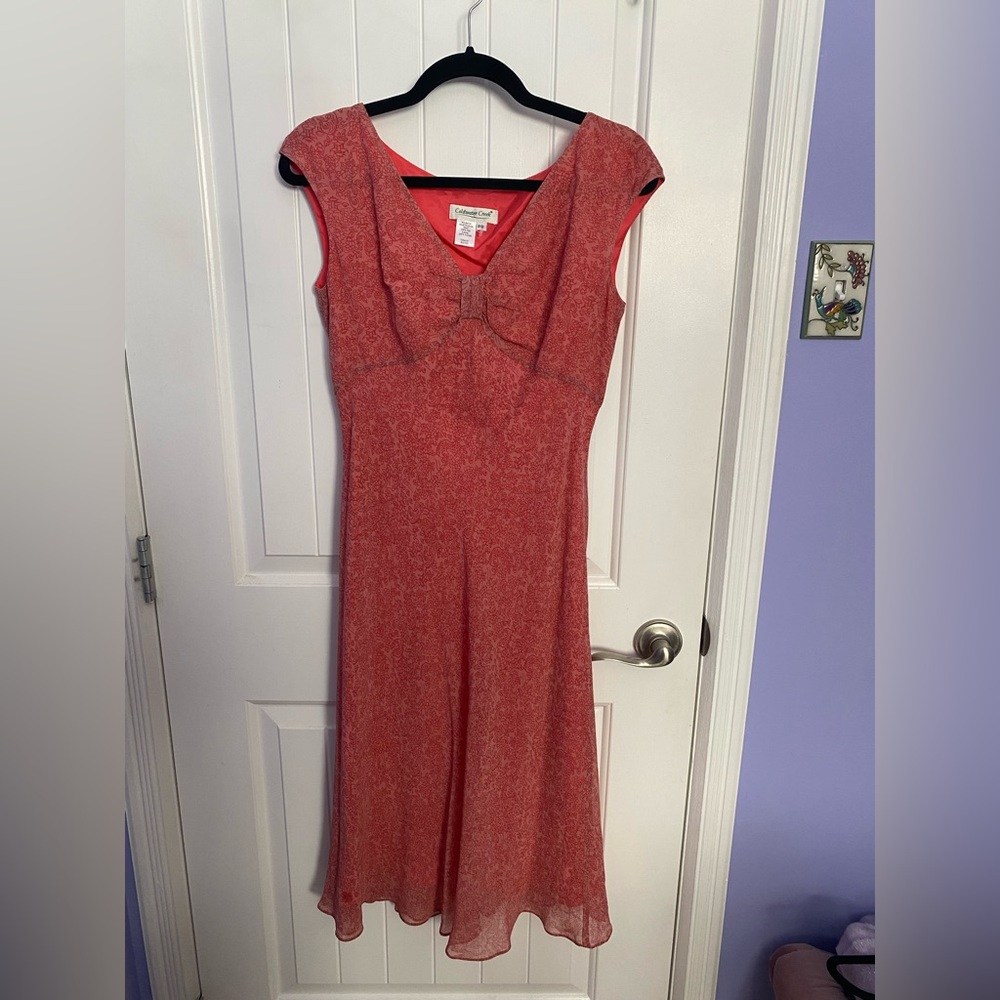 Coldwater Creek silk cocktail dress